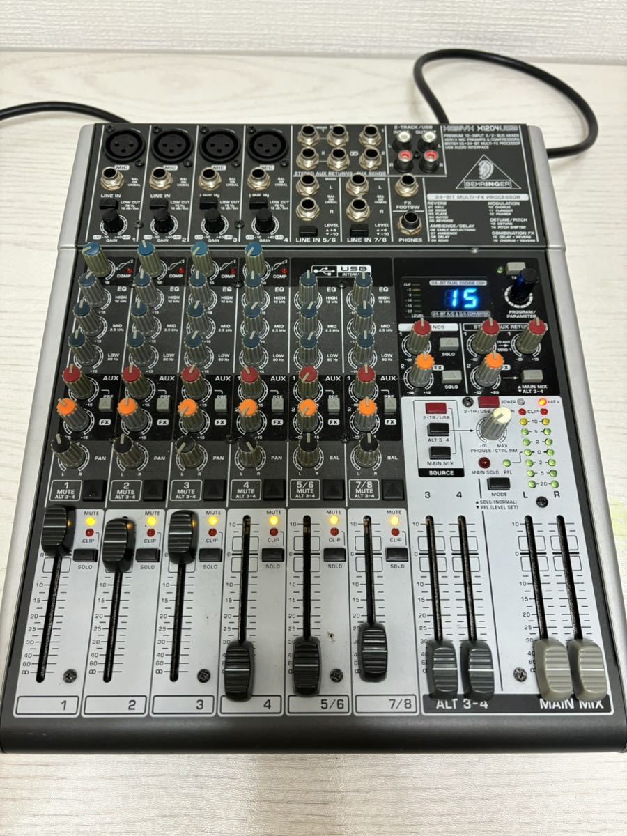 BEHRINGER XENYX X1204USB 音台 アナログミキサー ベリンガー 8ch