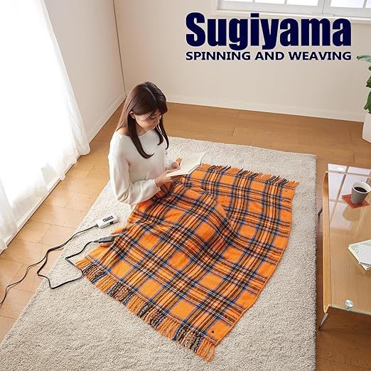 管理：303-212 ☆ 新品　Sugiyama 電気ひざ掛け　SSW22H22 洗える電気ひざ掛け マリーゴールド ☆_画像2