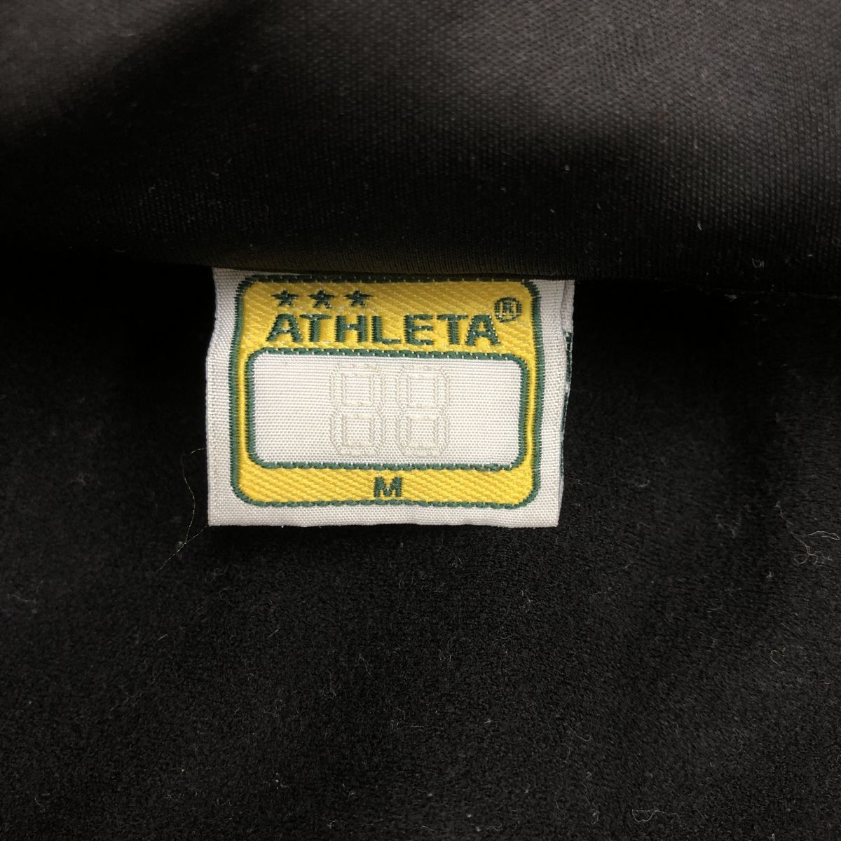 O1176-F-N◆ athleta アスレタ cafe du brasil トラックジャケット ジップアップブルゾン ◆ sizeM ポリエステル ポリウレタン 古着 メンズ_画像8