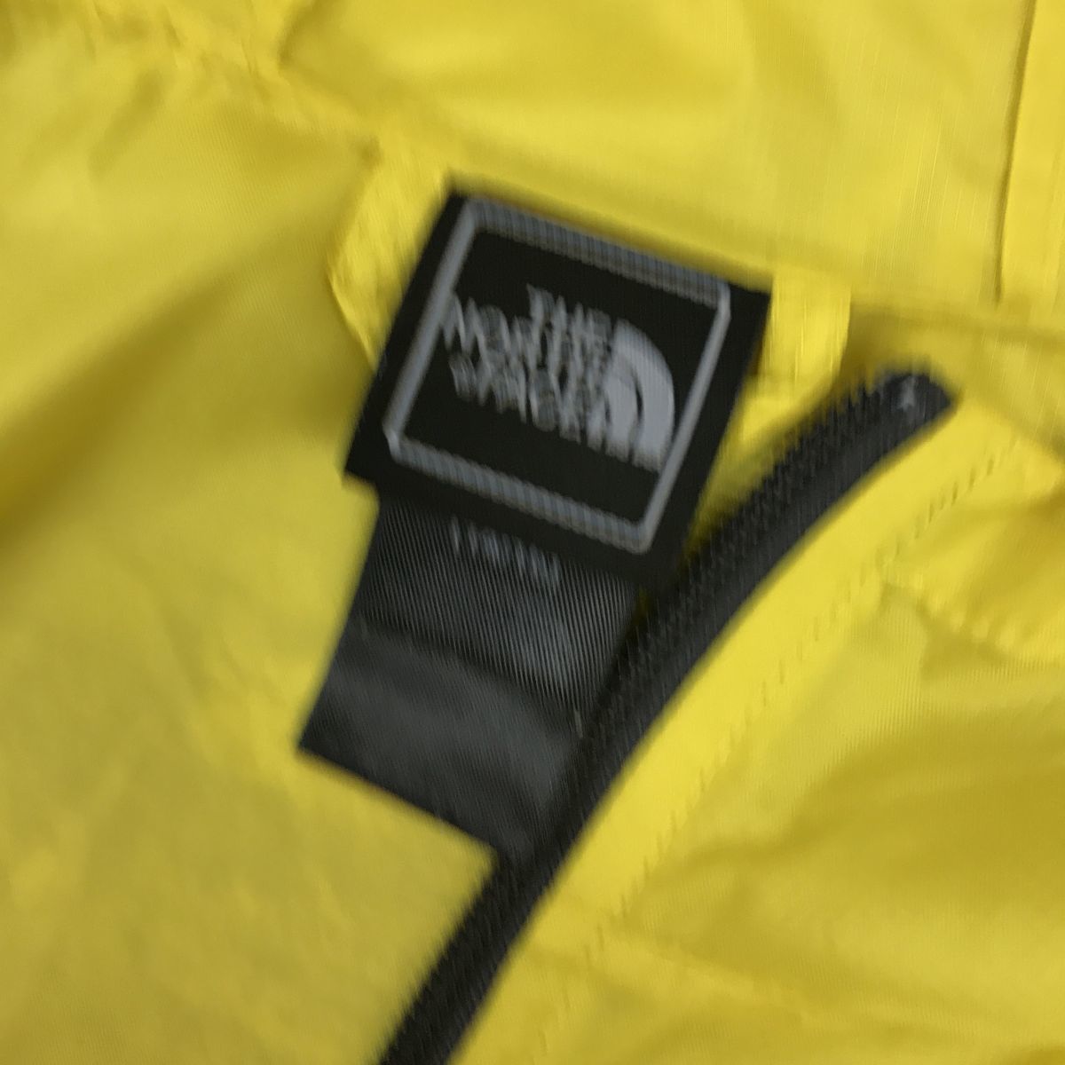 O1840-M◆キッズ◆THE NORTH FACE ノースフェイス ナイロンジャケット パーカー ◆sizeL 子供用 アウトドア 古着 イエロー_画像7