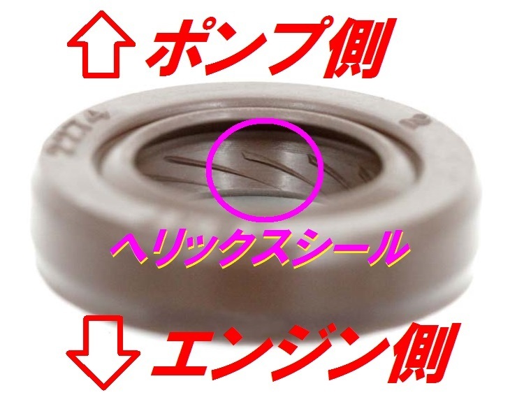 【高耐久Pepex seal】 オイルポンプ用オイルシール ［オイルシール抜けま栓付き！］ NSR250R MC16 MC18 MC21 MC28 DMR-JAPAN_画像2