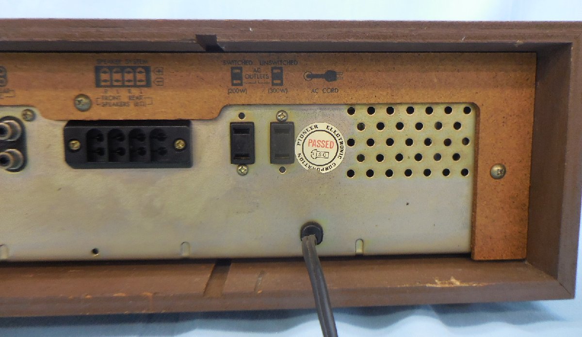 家電 Pioneer パイオニア ステレオアンプ ED-770 通電確認のみ ジャンク_画像10