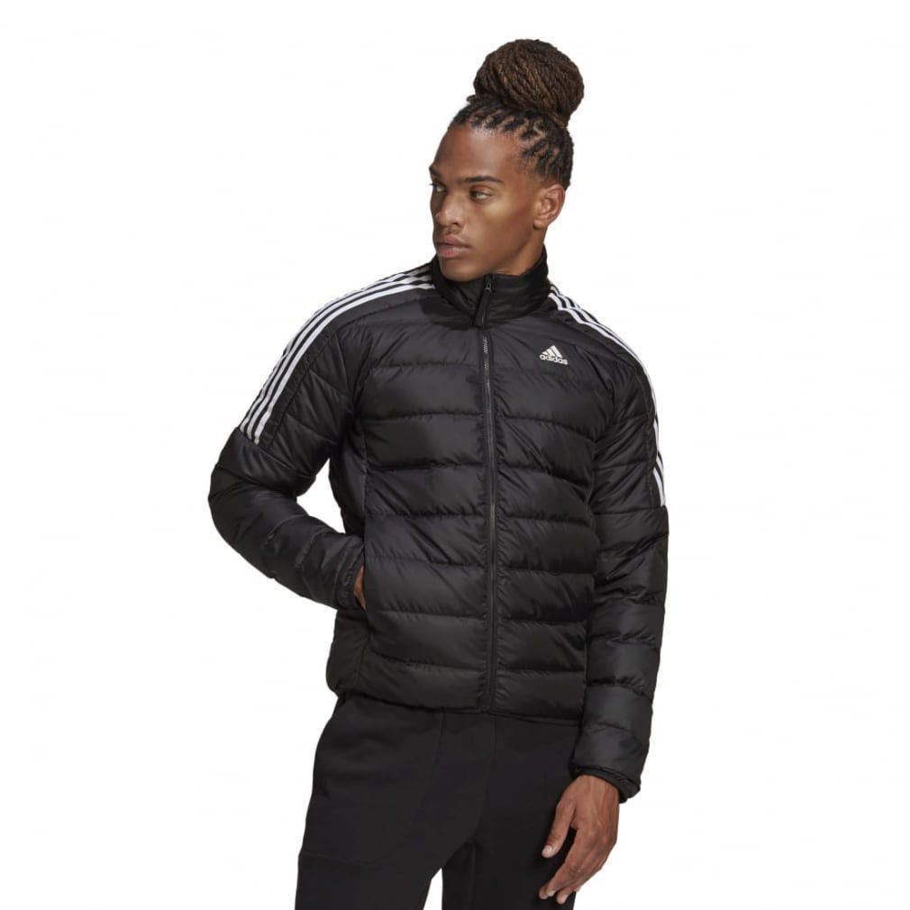 新品 XLサイズ adidas アディダス　メンズ スリーストライプス　ESS DOWN JACKET エッセンシャル　ダウンジャケット　ブラック　黒_画像2