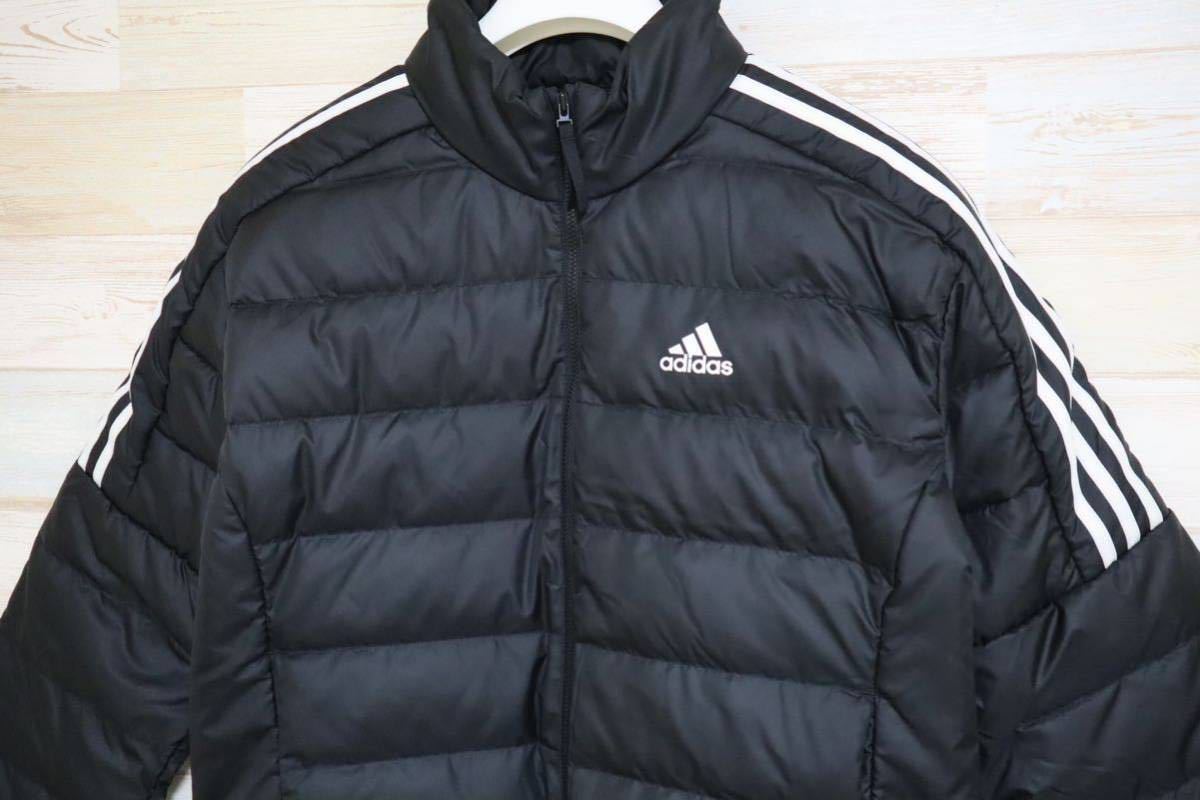 新品 XLサイズ adidas アディダス　メンズ スリーストライプス　ESS DOWN JACKET エッセンシャル　ダウンジャケット　ブラック　黒_画像5