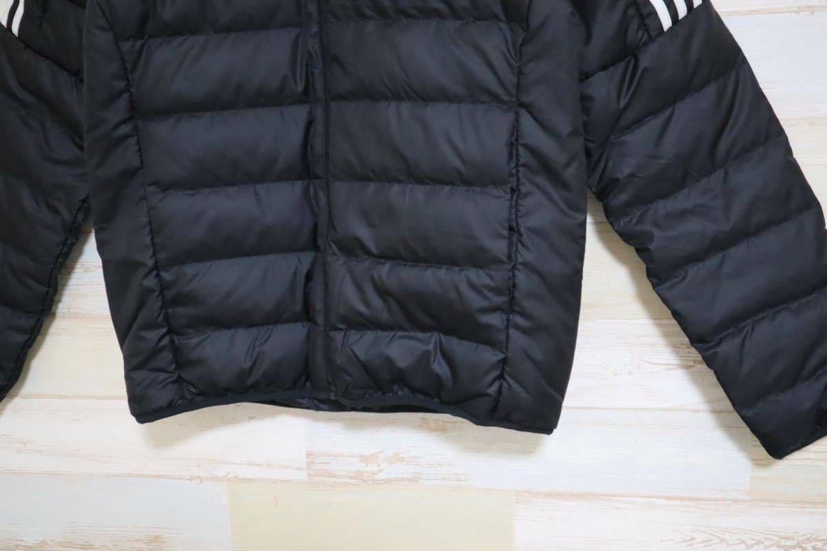 新品 XLサイズ adidas アディダス　メンズ スリーストライプス　ESS DOWN JACKET エッセンシャル　ダウンジャケット　ブラック　黒_画像6