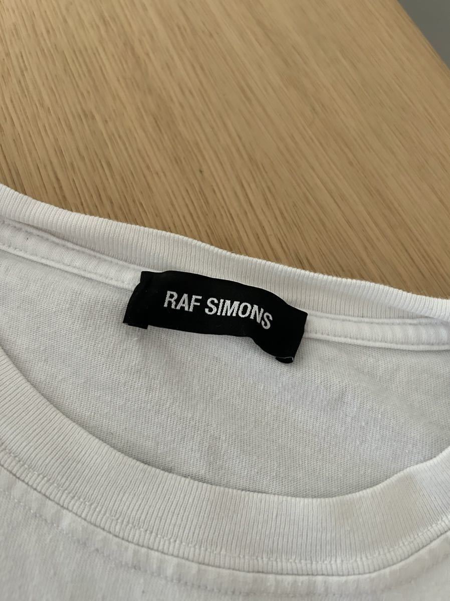 RAF SIMONS ラブシモンズ Tシャツ 白 M_画像3