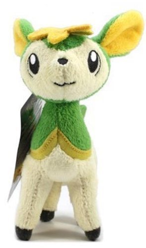 ポケモン シキジカ Green Deerling ミニぬいぐるみ15cm かわいいギフト 並行輸入品　(shin_画像1