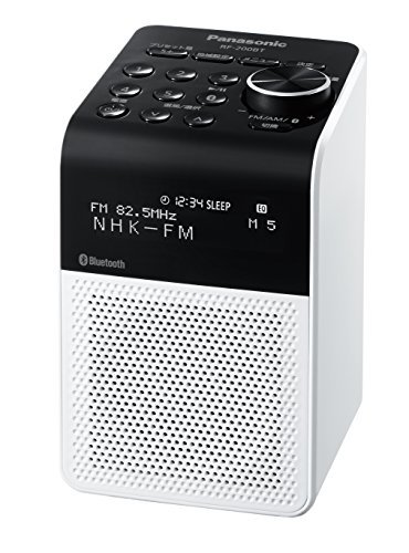 パナソニック FM/AM 2バンドラジオ RF-200BT-W　(shin_画像1