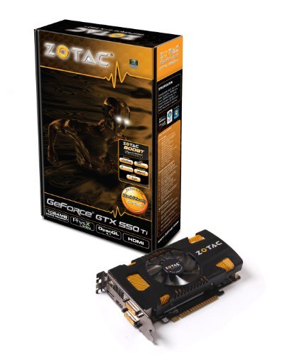 Zotac GeForce GTX 550?Ti 1?GB gddr5?PCI Express 2.0デュアルDVI / HDMI / 　(shin