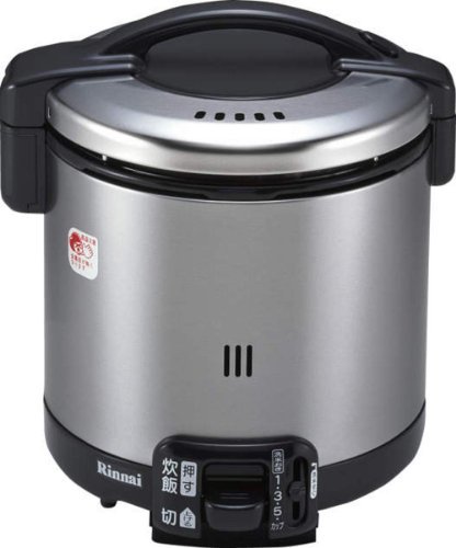 リンナイ こがまる ガス炊飯器 5.5合炊き・ブラック・都市ガス13A用 RR-055GS-D 13A　(shin_画像2