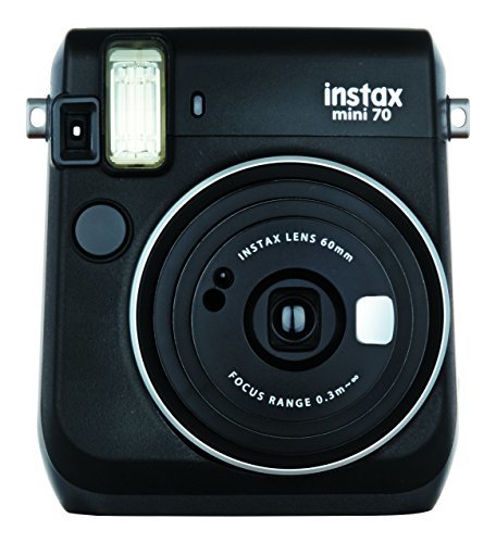 FUJIFILM インスタントカメラ チェキ instax mini 70 ブラック INS MINI 70N BLACK　(shin_画像1
