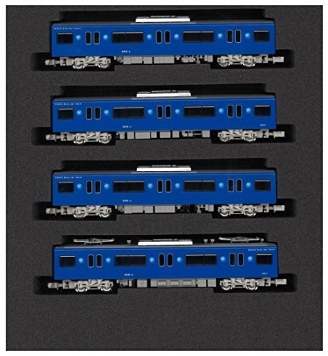 グリーンマックス Nゲージ 4254 京急600形更新車KEIKYU BLUE SKY TRAIN増結用中間車4両セット (動力無し)　(shin