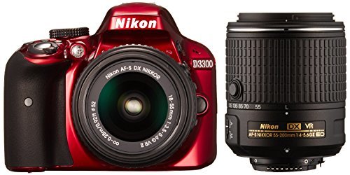 Nikon デジタル一眼レフカメラ D3300 ダブルズームキット2 レッド