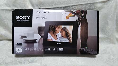 ソニー SONY デジタルフォトフレーム S-Frame HD800 8.0型 内蔵メモリー2GB ブラック DPF-HD800/B　(shin