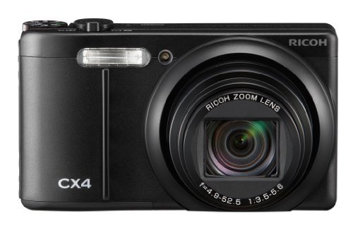 RICOH デジタルカメラ CX4 ブラック CX4BK 1000万画素裏面照射CMOS 光学10.7倍ズーム 広角28mm 3.0型液　(shin_画像1