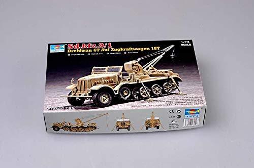 トランペッター 1/72 18tハーフトラック クレーン 1/72 Sd.Kfz.9/1 Drehkran 6T Auf Zugkraf　(shin_画像1