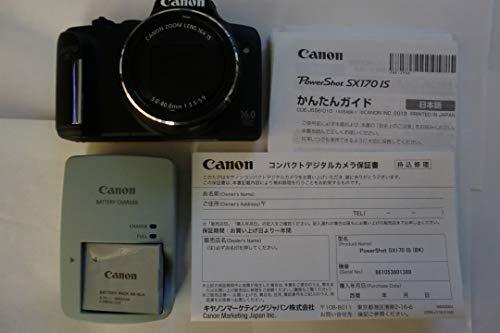 CANON PowerShot SX170 IS 3インチ LCD 16メガピクセル コンパクトカメラ ブラック　(shin_画像1