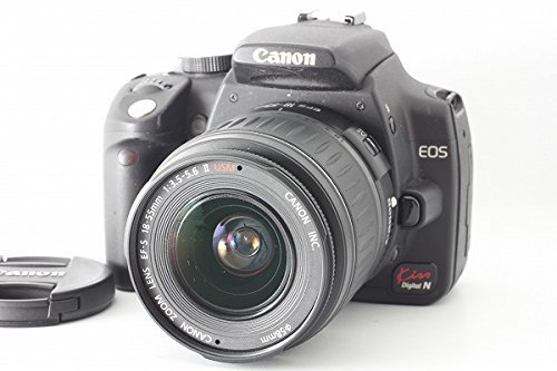 Canon EOS KISS デジタル N ブラック ボディ EF-S 18-55? USM kit　(shin_画像1