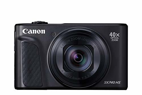 Canon コンパクトデジタルカメラ PowerShot SX740 HS ブラック 光学40倍ズーム/4K動画/Wi-Fi対応 PSS　(shin