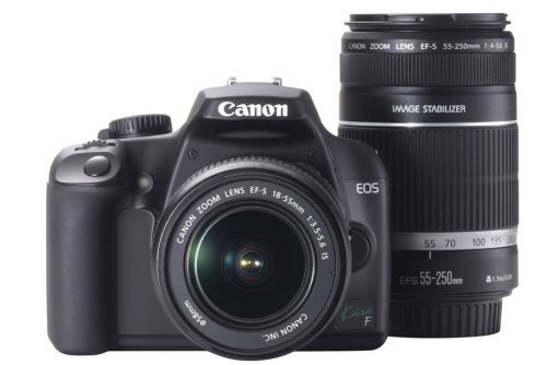 Canon デジタル一眼レフカメラ EOS Kiss F ダブルズームキット KISSF-WKIT　(shin_画像1