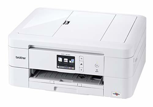 ブラザー プリンター A4 インクジェット複合機 DCP-J972N(白モデル/ADF/無線LAN/手差しトレイ/両面印刷)　(shin