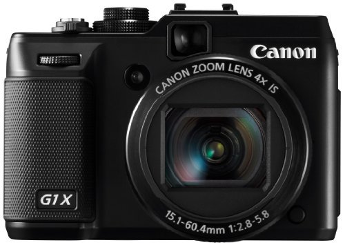 Canon デジタルカメラ PowerShot G1X 1.5型高感度CMOSセンサー 3.0型バリアングル液晶 ブラック PSG1X　(shin_画像1