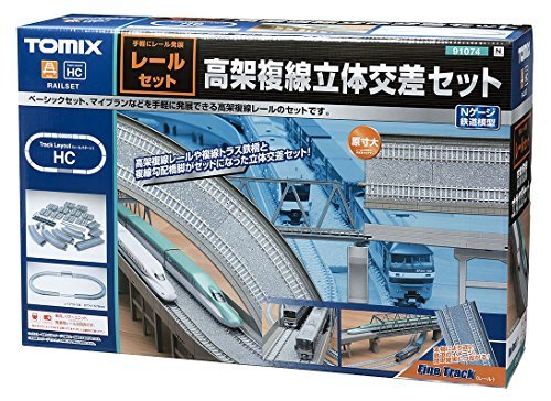 TOMIX Nゲージ レールセット 高架複線立体交差セット HCパターン 91074 鉄道模型用品　(shin