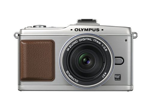 OLYMPUS ミラーレス一眼 PEN E-P2 パンケーキキット シルバー E-P2PKIT-SLV　(shin_画像1