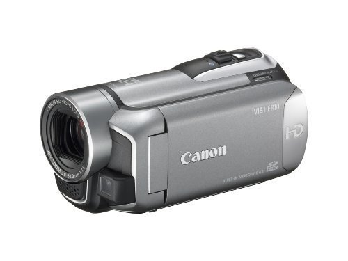 激安通販 Canon フルハイビジョンビデオカメラ iVIS HF R10 シルバー