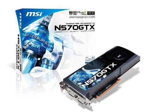 MSI Computer ビデオカード GeForce GTX570 GDDR5 1280MB PCI-E N570GTX-M2D12 　(shin