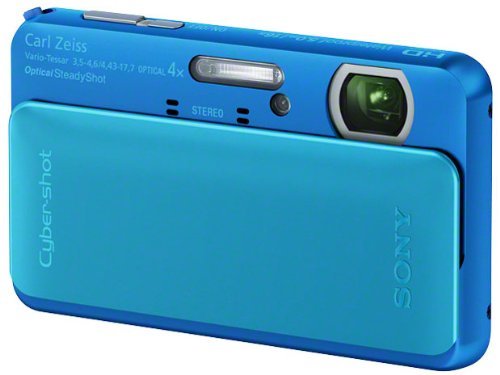 ソニー SONY Cyber-shot TX20 (1620万/光学x4) ブルー　(shin_画像1