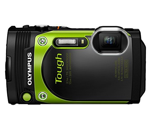 OLYMPUS コンパクトデジタルカメラ STYLUS TG-870 Tough グリーン 防水性能15m 180°可動式液晶 TG-8　(shin_画像1