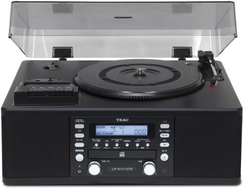 TEAC CDレコーダー ターンテーブル/カセットプレーヤー付 LP-R550USB-B　(shin_画像1