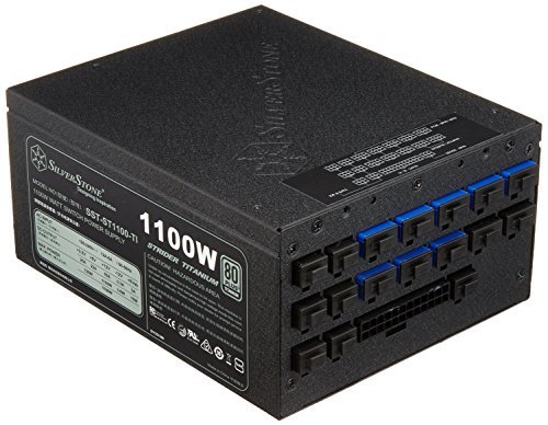 SilverStone 1100W 80PLUS TITANIUM フルモジュラー ATX電源 SST-ST1100-TI　(shin_画像1