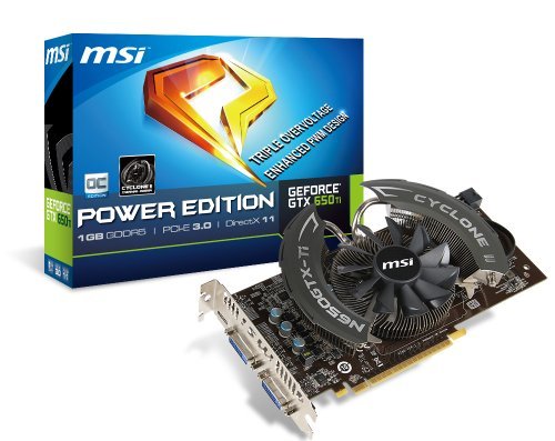 MSI社製 NVIDIA Geforce GTX650Ti GPU搭載ビデオカード N650GTX-Ti Cyclone II PE O　(shin_画像1