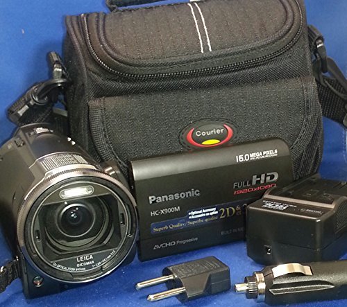 パナソニック デジタルハイビジョンビデオカメラ X900 内蔵メモリー64GB 3MOS ブラック HC-X900M-K　(shin