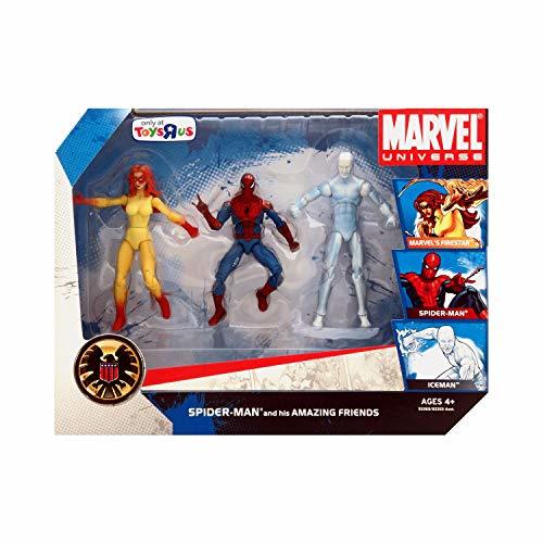 Marvel Universe 3 3/4” Exclusive Action Figure 3-Pack Spider-Man and　(shin_画像1