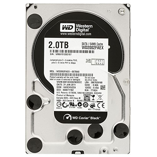 クラシック 2.0TB 7200rpm 3.5inch CaviarBlack Digital Western 64MB