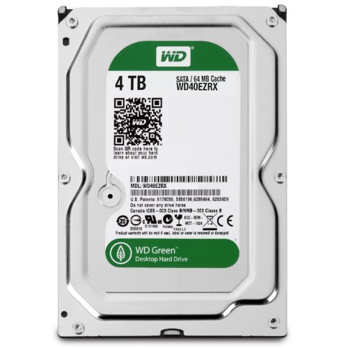 WD 内蔵HDD Green 4TB 3.5inch SATA3.0（SATA 6 Gb/s） 64MB Intellipower 2年　(shin