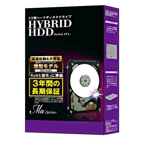東芝 2.5インチHDD SSD搭載型ハイブリッドドライブ MQ01ABD100HBOX　(shinのサムネイル