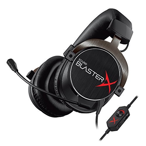 Creative Sound BlasterX H5 Tournament Edition アナログ ゲーミング ヘッドセット 大型50　(shin