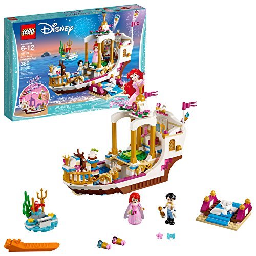 LEGO ディズニー プリンセス アリエルのロイヤルセレブレーションボート 41153 子供用おもちゃ組み立てセット (380ピース) 　(shin