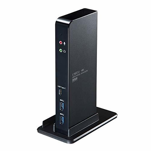 サンワサプライ USB3.1ドッキングステーション(USB2.0×2ポート/USB3.1×2ポート/Type-C×1ポート/RJ-45/　(shin