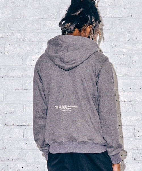 【CRIMIE クライミー 】スウェットパーカM 「SMALL LOGO HOODIE」 人気アイテム 大人の男が似合うルード系ブランド_画像2