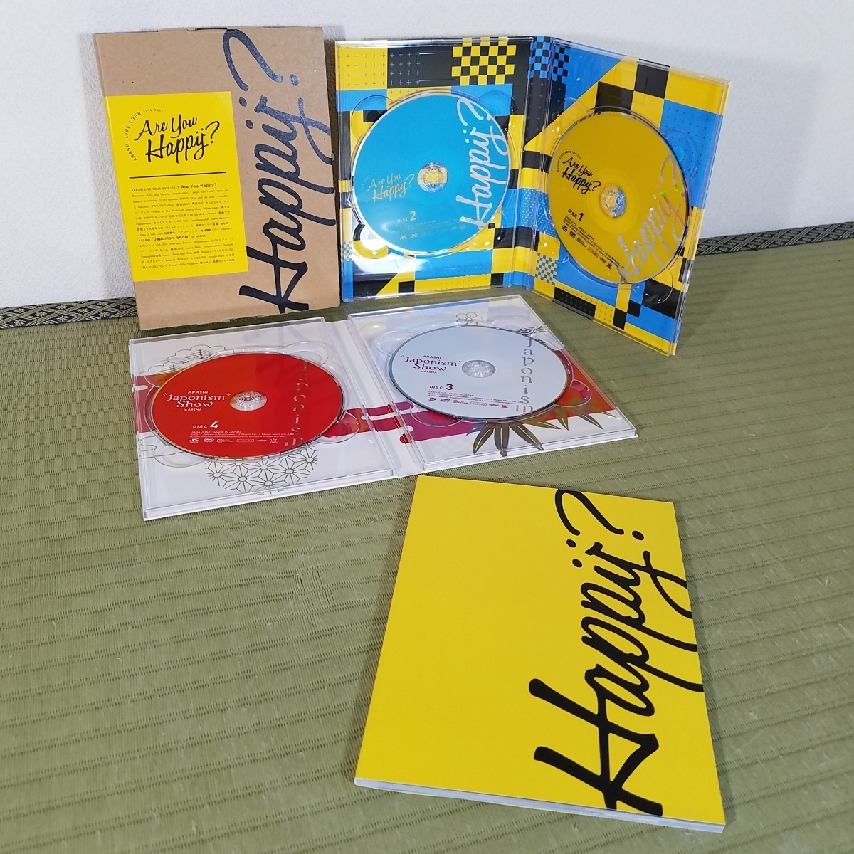 ▲嵐 DVD ARASHI LIVE TOUR 2016-2017 Are You Happy? 初回限定盤(4DVD+ブックレット) 中古品