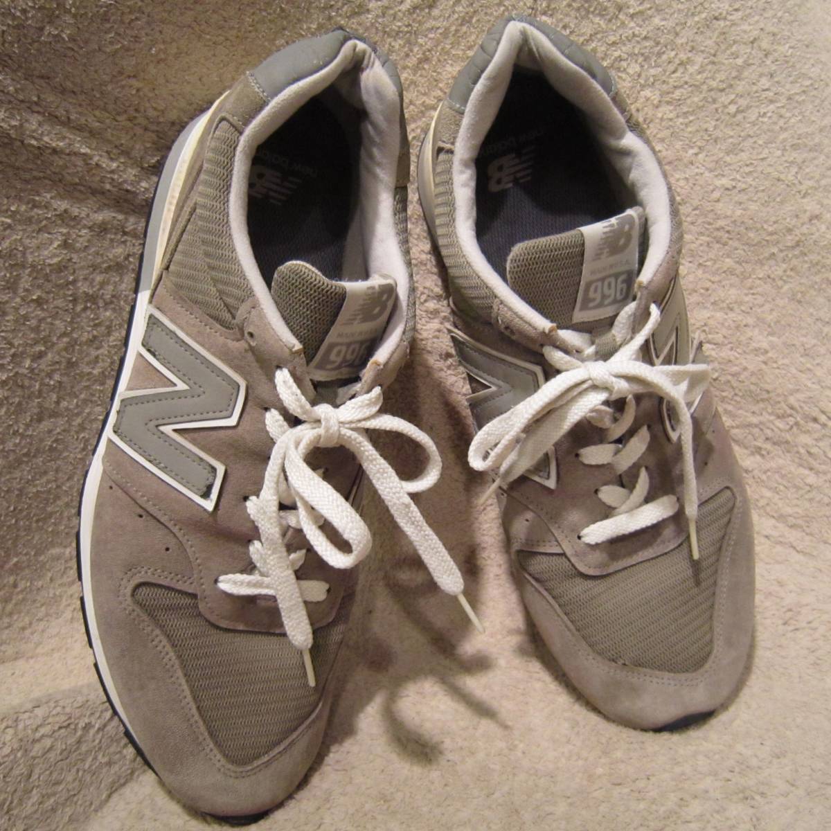 MADE IN U.S.A.　　ニューバランス NB　996　灰銀リフレクター　28.5㎝ D　US10.5　　　　　newbalance　グレー/シルバー　別中敷　wj2310d_画像3