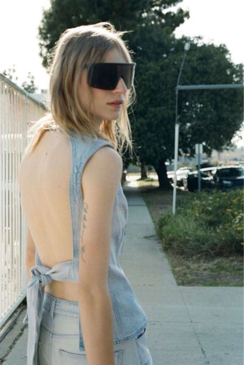 ZW MID-RISE CARGO デニムパンツ ZARA