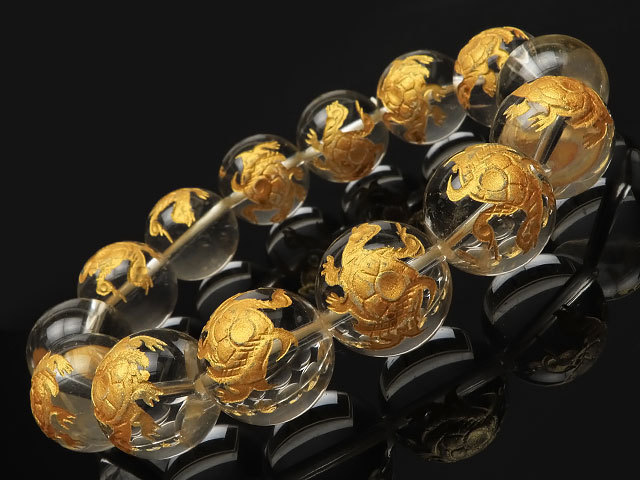 .. gold color sculpture crystal circle sphere breath 16mm[1ko sale ] / 9-22 CQCQ16BSGB
