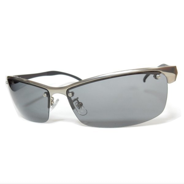 [ smoked polarized light sunglasses ]CBSP 10-1* Temple : mat gunmetal ru& black!