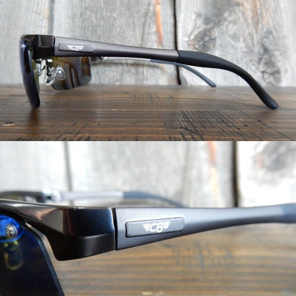 < polarized light sunglasses >CBSP10-2* blue mirror *F: mat gunmetal ru!COOL BIKERS!